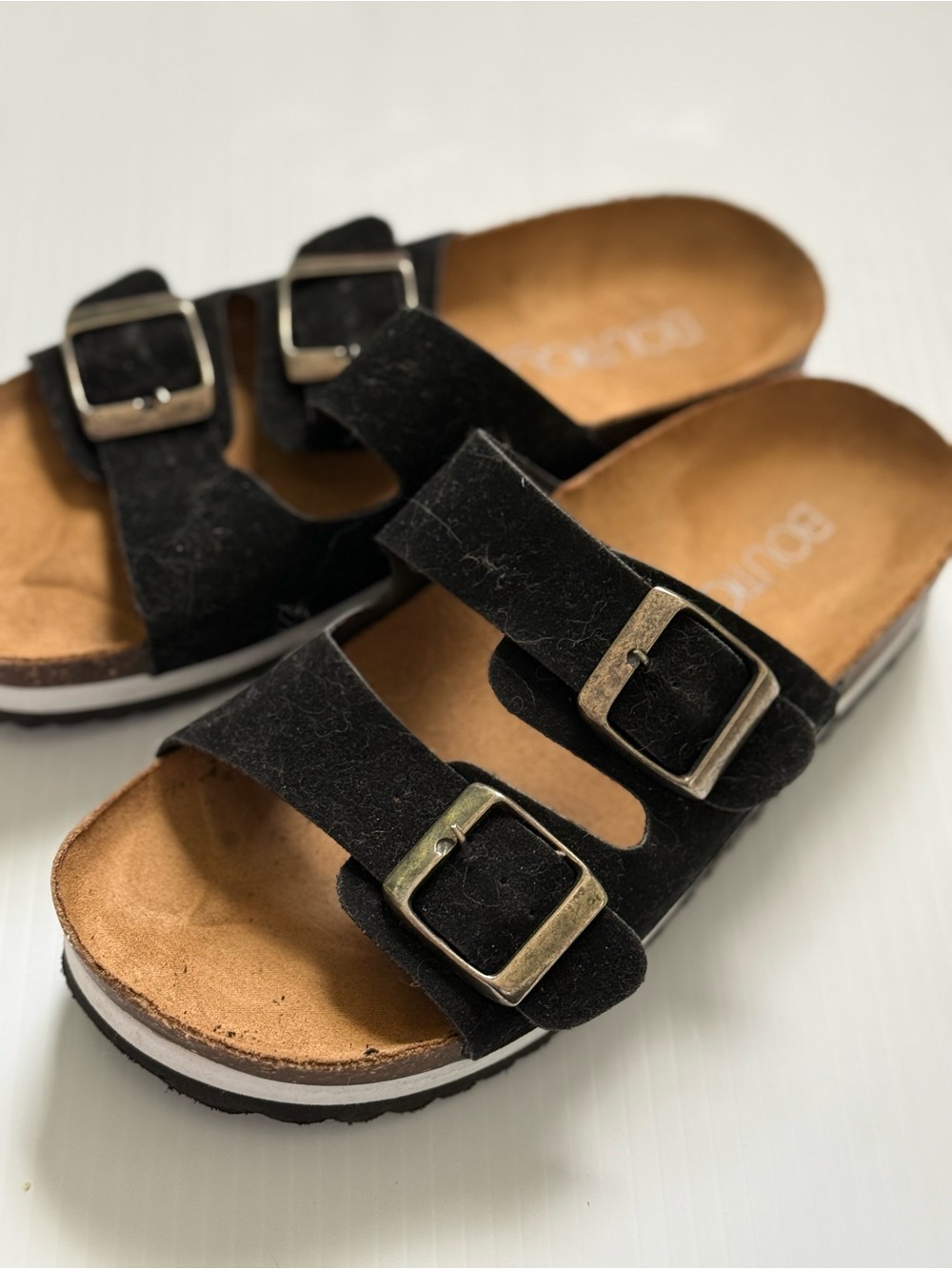 Corkys Black Sandals